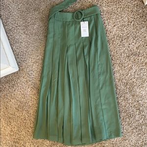 Emerald Green Pleated Pants